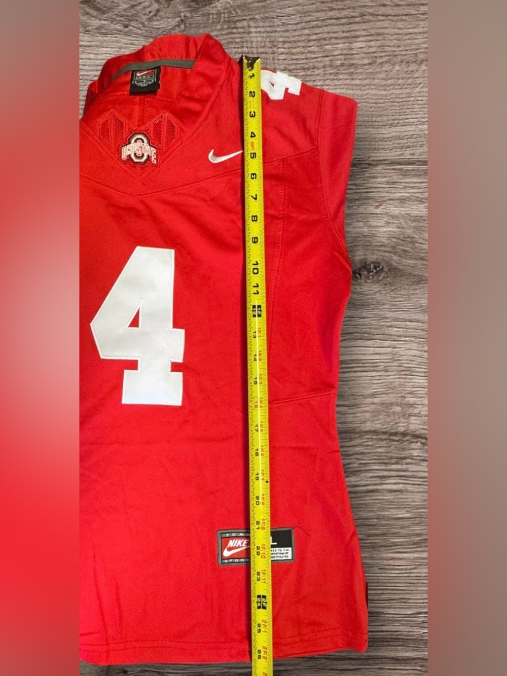 Ohio State Buckeyes Jeremiah Smith Nike Scarlet 2025 Official NCAA Game Jersey - Picture 4 of 5